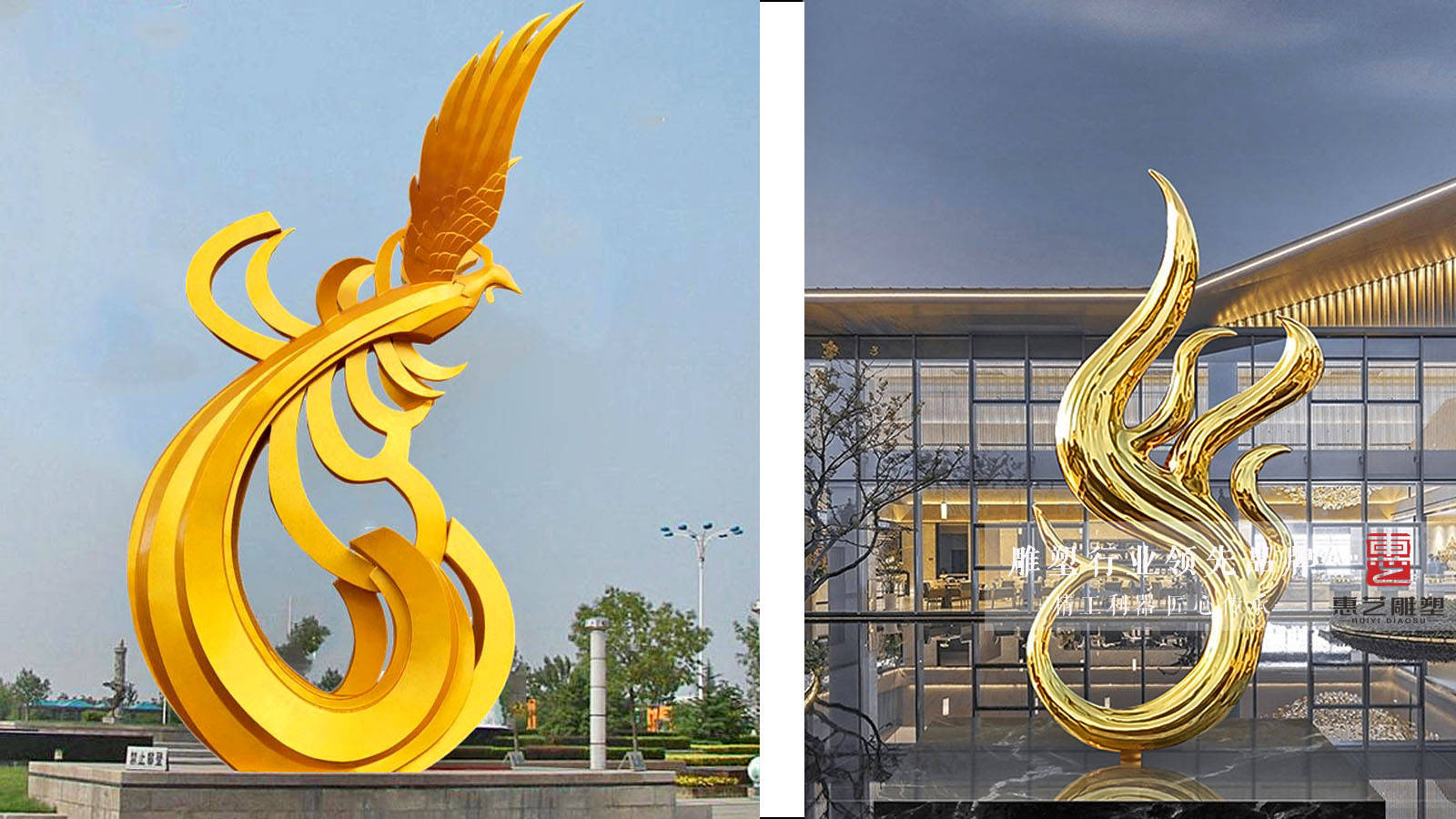 不銹鋼鳳凰雕塑廠家_抽象不銹鋼鳳凰雕塑_抽象不銹鋼雕塑價格